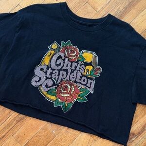 Chris Stapleton Crop Top Size M